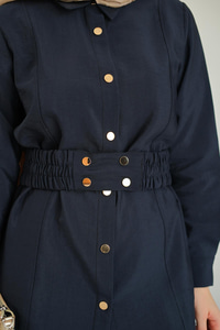 Kemer Detay Takım Lacivert