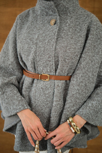 Kemer Detaylı Panço Gri