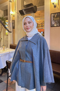 Kemer Detaylı Panço Gri