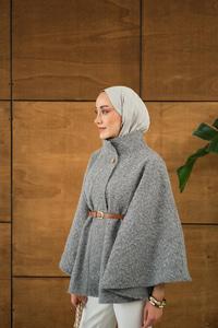 Kemer Detaylı Panço Gri