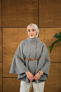 Kemer Detaylı Panço Gri