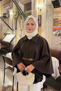 Kemer Detaylı Panço Kahverengi