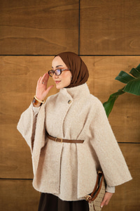 Kemer Detaylı Panço Krem