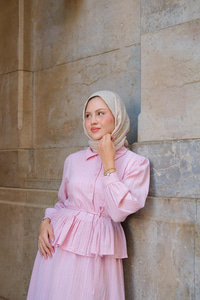 Kendinden Desenli Takım Pudra