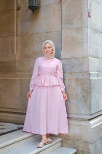 Kendinden Desenli Takım Pudra