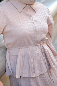 Kendinden Desenli Takım Vizon