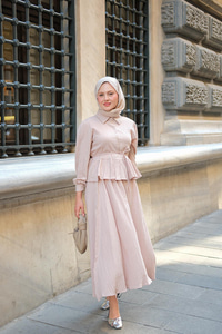 Kendinden Desenli Takım Vizon