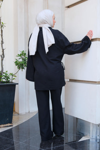 Keten İkili Takım Siyah