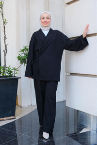 Keten İkili Takım Siyah