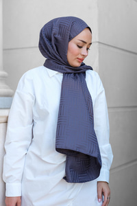 Kibrit Desen Jakar Şal Antrasit