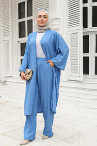 Kimonlu Takım Mavi