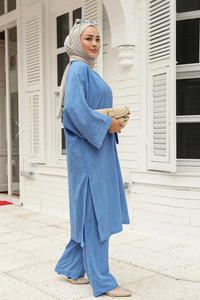 Kimonlu Takım Mavi