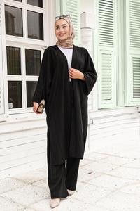 Kimonlu Takım Siyah