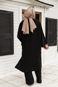 Kimonlu Takım Siyah