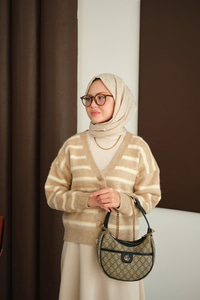 Kısa Triko Hırka Vizon