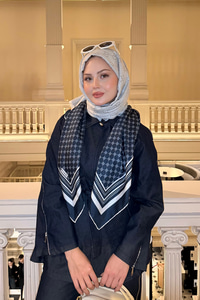 Kol Fermuar Detaylı Bel Bağlamalı Tek Düğmeli Takım Lacivert