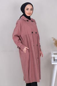 Uygun Fiyatlı KOL KEMER DETAYLI TRENC GUL KURUSU | Loccomoda.com 