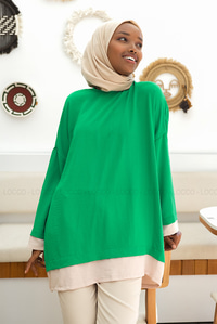 Uygun Fiyatlı KOLU VE ALTI PARCALI TUNIK | Loccomoda.com 