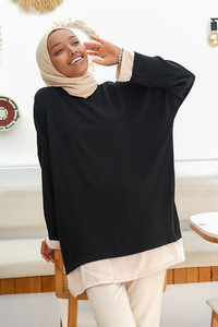 Uygun Fiyatlı KOLU VE ALTI PARCALI TUNIK | Loccomoda.com 