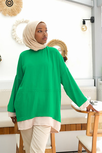 Uygun Fiyatlı KOLU VE ALTI PARCALI TUNIK | Loccomoda.com 