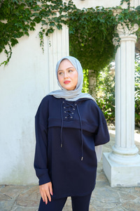 Kordonlu Takım Lacivert