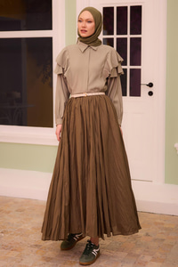 Kraş Etek  Haki Yeşil