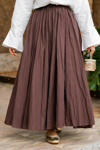 Kraş Etek Kahverengi