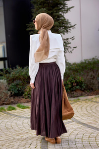 Kraş Etek Kahverengi