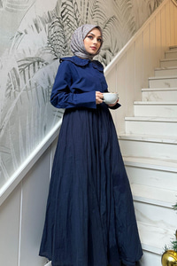 Kraş Etek Lacivert