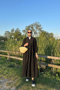 Kraş Model Katya Elbise Siyah