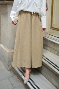 Krışık Kloş Etek Küf Yeşil