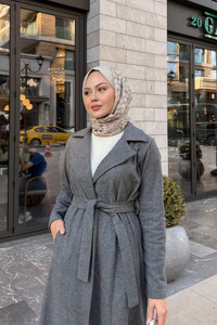 Kruvaze Kaşe Trenç Antrasit