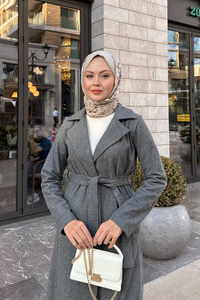 Kruvaze Kaşe Trenç Antrasit