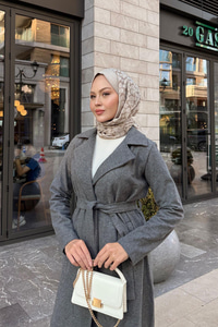 Kruvaze Kaşe Trenç Antrasit