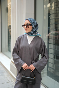 Kruvaze Yaka Takım Antrasit