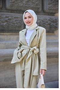 Kruvaze Yaka Takım Yeşil