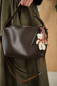 Küçük Ayıcık Ve Püskül Detay Çanta Kahverengi