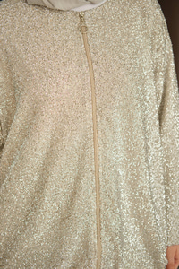 Küçük Boncuk Detaylı İkili Takım Gümüş