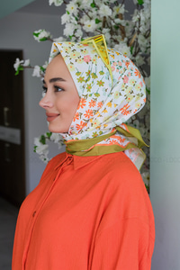 Uygun Fiyatlı KUCUK PAPATYA DESEN ESARP  | Loccomoda.com 