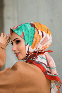 LALE BASKILI ESARP KIREMIT