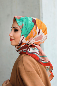 LALE BASKILI ESARP KIREMIT