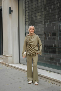 Lastik Detay İkili Takım Yeşil