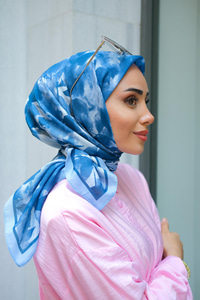 Lavanta Soft Eşarp Açık Mavi