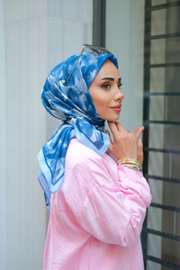 Lavanta Soft Eşarp Açık Mavi