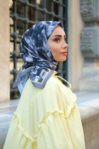 Lavanta Soft Eşarp Füme