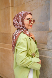 Lavanta Soft Eşarp Kahverengi