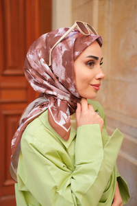 Lavanta Soft Eşarp Kahverengi