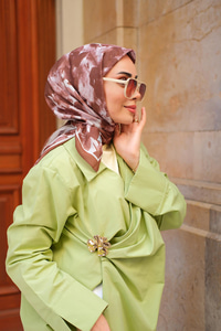 Lavanta Soft Eşarp Kahverengi