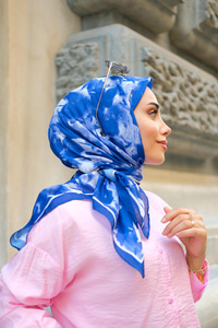 Lavanta Soft Eşarp Lacivert