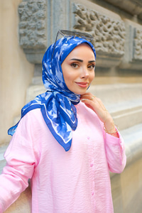 Lavanta Soft Eşarp Lacivert